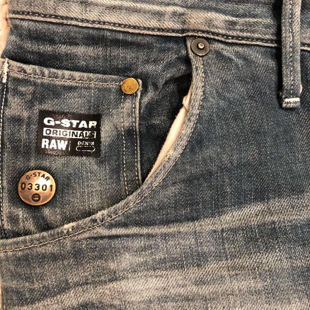 G-Star Raw Men 3301 Arc Loose Tapered Jeans 28x32 - Picture 6 of 6